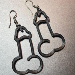 COPY - Penis Earrings|Funny Earrings|Bachelorette Party|Naughty|Gag gifts|Prank…